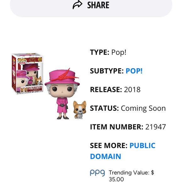 🇬🇧 New in Box 2018 Queen Elizabeth II & Corgi Funko Pop Royals British 🇬🇧 - Picture 7 of 13